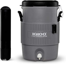 Load image into Gallery viewer, Lightweight 5-Gallon Beverage Cooler with Pressure-Fit Lid for Clean Handling