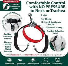 Load image into Gallery viewer, Adjustable Large Dog Harness in Black - No Pull, Padded Comfort Design
