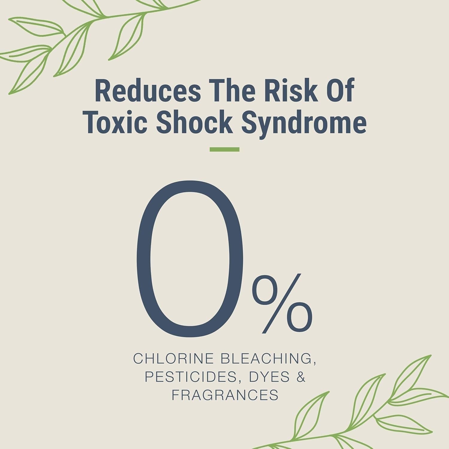 100% Natural Cotton Tampons - Super Absorbency & Leak-Proof Protection - 96 Ct