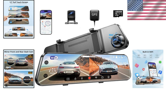 24-Hour Parking Monitor Dash Cam - PG17 with Enhanced GPS Tracking & WiFi