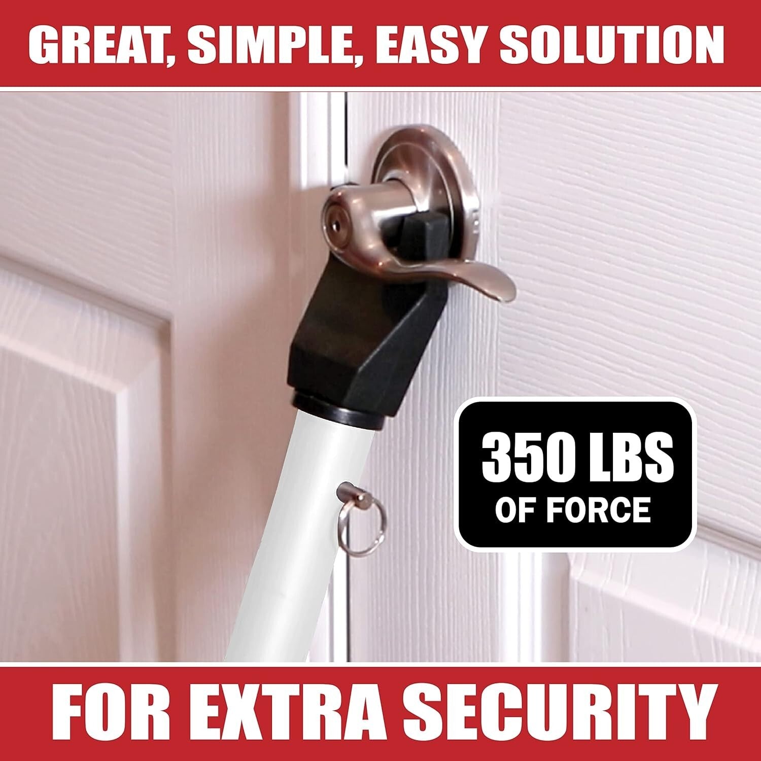 Portable Adjustable Door Bar - Ultimate 40-Gauge Security for Home & Travel