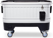 Load image into Gallery viewer, 125 Quart Insulated Hard Shell Ice Chest Cooler with Bottle Opener - Party Bar
