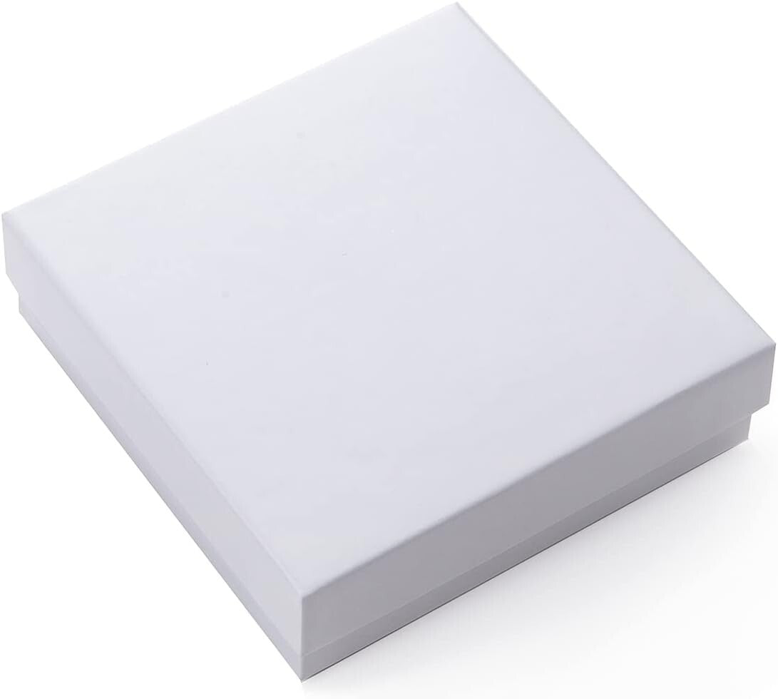 Multi-Use Gift Boxes 3.5x3.5x1 Inch - Perfect for Jewelry, Collectibles, and DIY