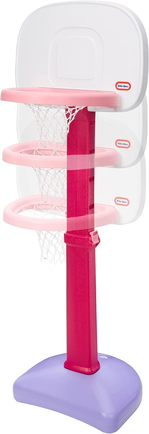 Adjustable Kids Basketball Set with 3 Balls - Perfect for Ages 18 Months+