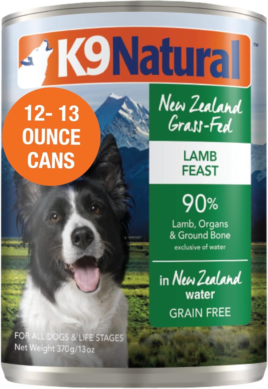 Delicious Lamb Feast Wet Dog Food - 13 Oz Cans, 12 Cans, Healthy Nutrition