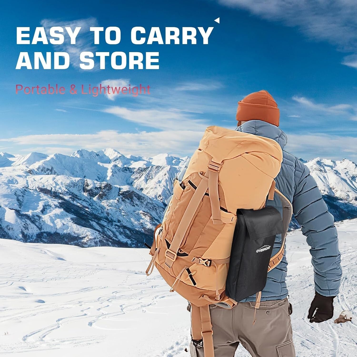 Lightweight 32" to 42" Telescopic Snow Removal Tool - Aluminum & Ice Scraper