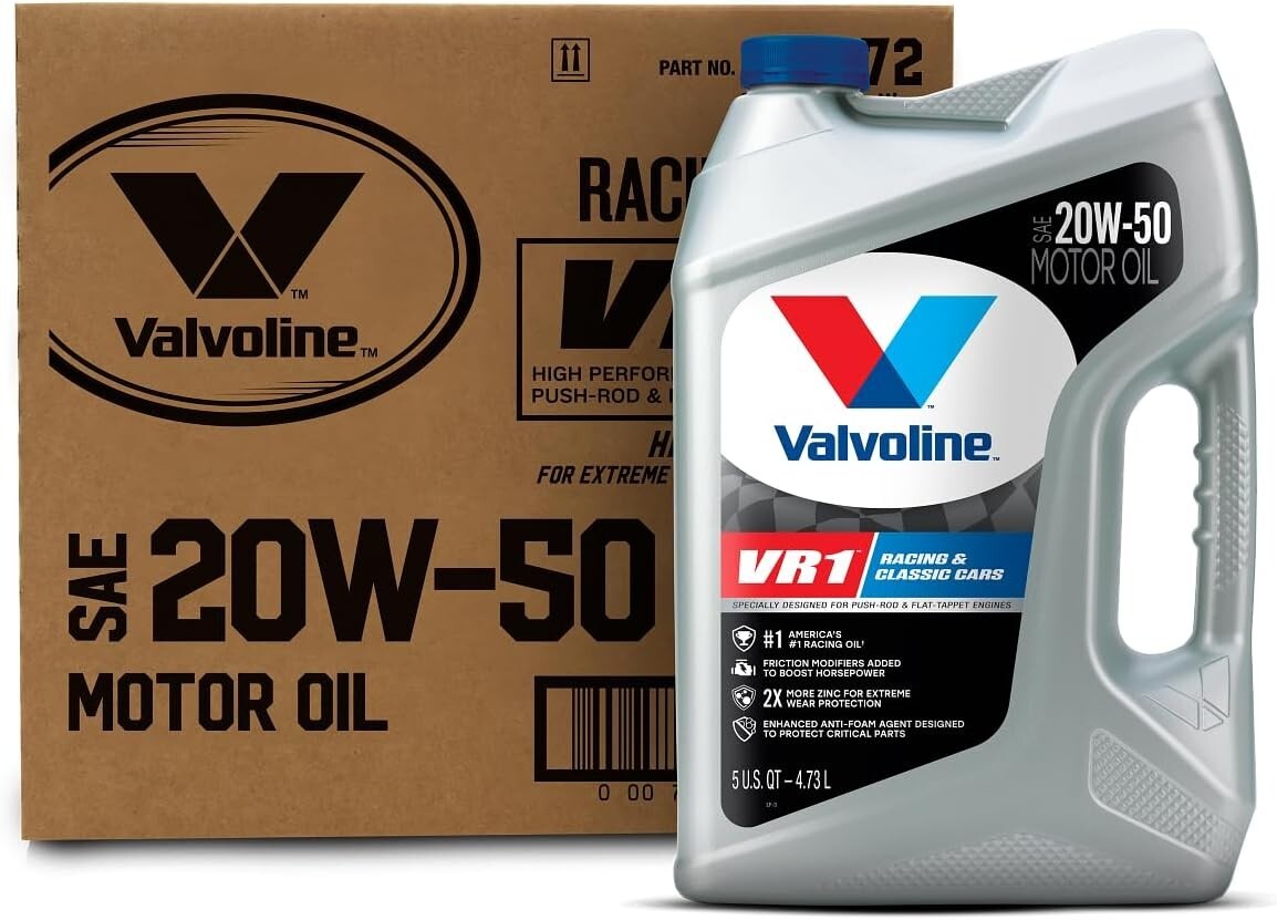 America's #1 Racing Motor Oil 20W-50 - 15 QT Total for Extreme Protection