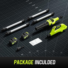 Load image into Gallery viewer, Cordless 40V Leaf Blower with 580 CFM &amp; Gutter Cleaning Extension - 2 Batteries