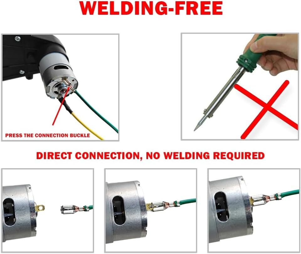 Fast 24V RS555 Motors & Gearboxes for Enhanced Performance in Power Wheels