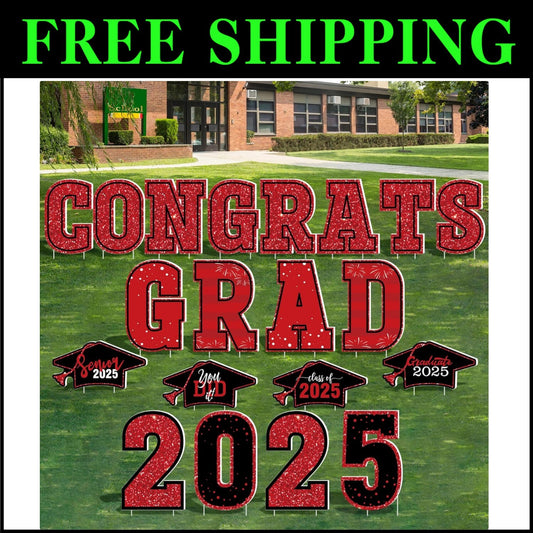 Extra Large Waterproof Graduation Yard Signs - 20 PCS for Inspiring Celebrations