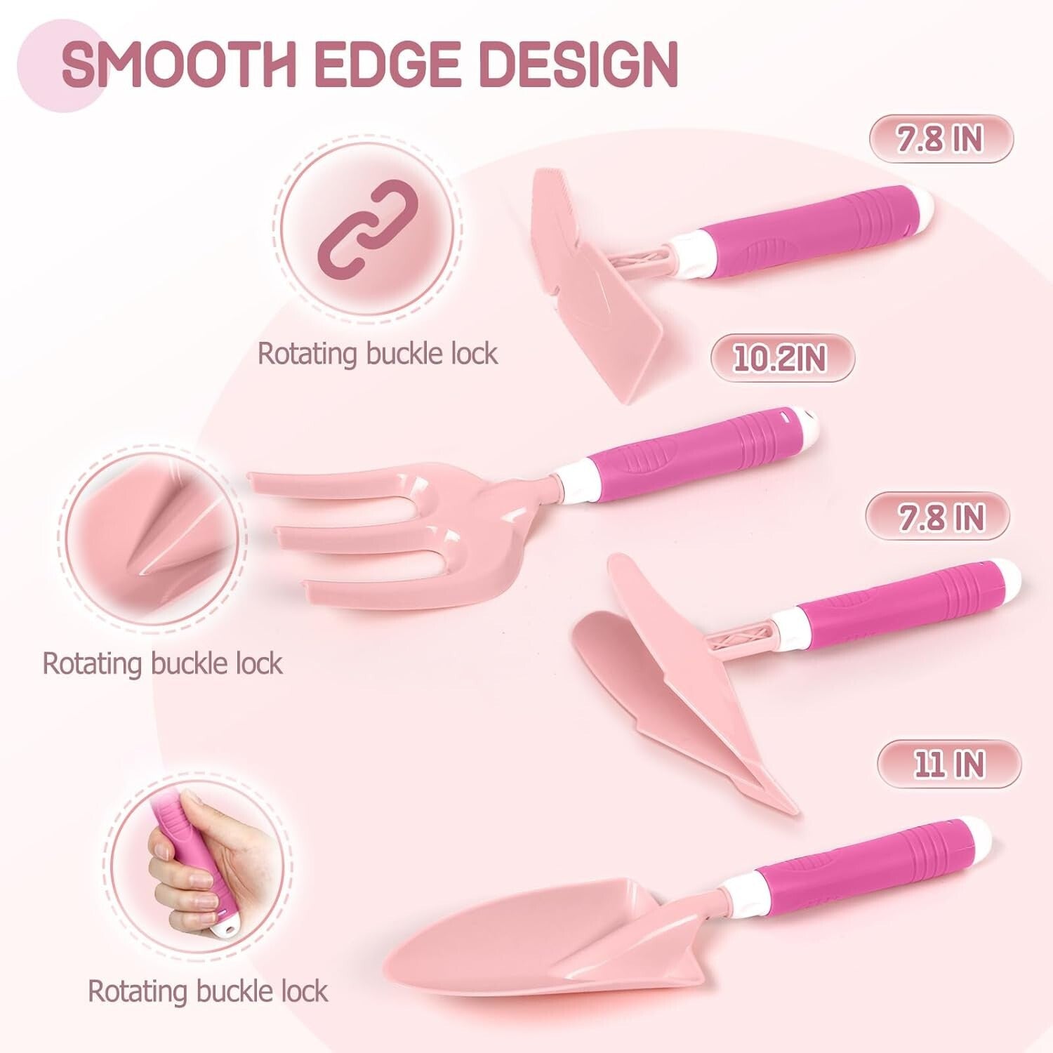 Colorful Kids Gardening Toys - 16-Piece Set with Wheelbarrow & Learning Tools