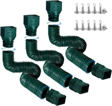 Load image into Gallery viewer, Adjustable Rain Water Downspout Extenders - Flexible, Durable &amp; Easy to Install