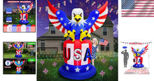 Load image into Gallery viewer, Celebrate Independence Day with 7.2FT Inflatable Eagle – Family Fun for All Ages