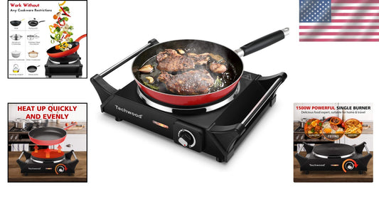 Lightweight Stainless Steel Hot Plate - Perfect for Travel & Everyday Cooking