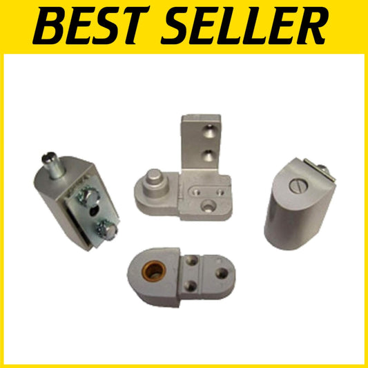 Bronze Aluminum Door Pivot Hinge Set - Right Hand for Enhanced Durability