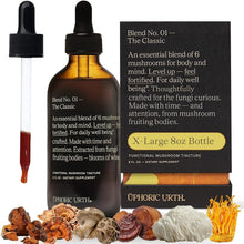 Load image into Gallery viewer, High Potency 240 Servings Mushroom Tincture - Natural Energy &amp; Immunity Boost