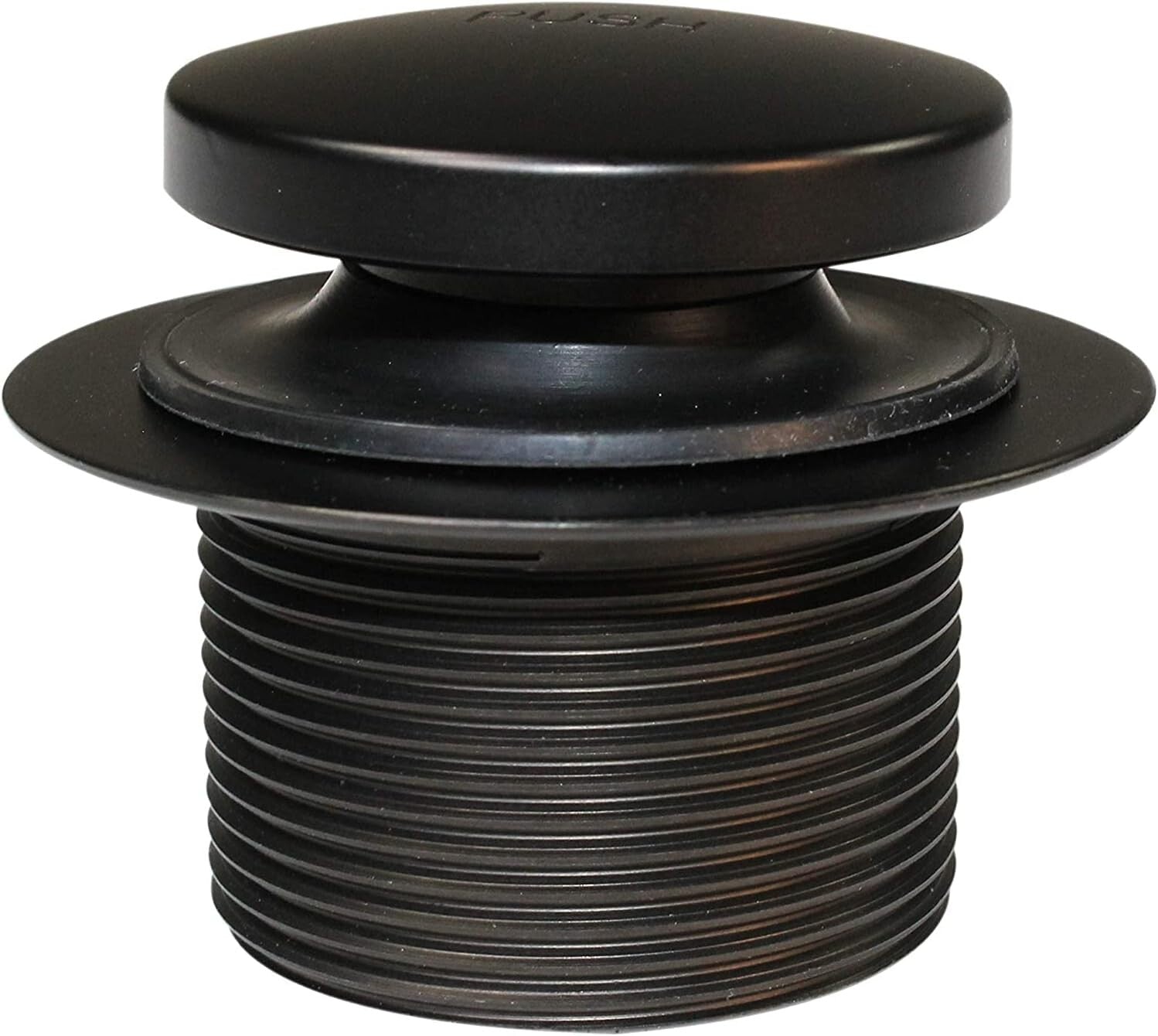 Oil Rubbed Bronze Bath Drain Kit - All-In-One Tip-Toe Overflow Assembly, 4 Count