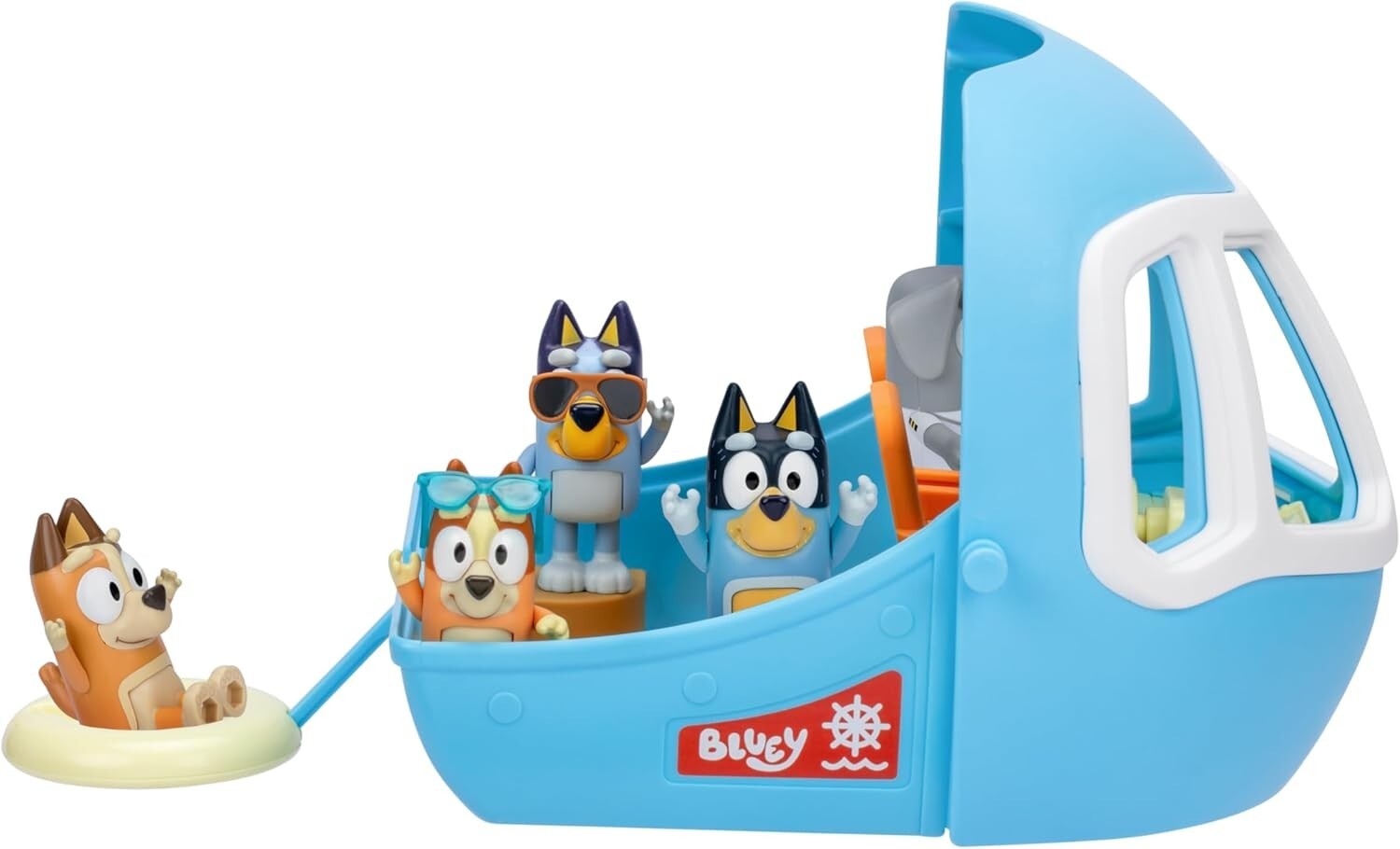 Deluxe Transforming Playset: Bluey Plane to Resort & Boat with 5 Characters!