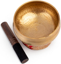 Load image into Gallery viewer, Authentic 6 Inch Tibetan Singing Bowl Set – Ideal for Beginners, Yoga &amp; Medit...