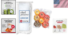 Load image into Gallery viewer, Leak-Proof Large Vacuum Sealer Bags - 30 Resealable Bags for Ultimate Freshness
