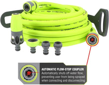 Load image into Gallery viewer, ZillaGreen 50ft Hybrid Polymer Garden Hose Kit with Quick Connect Attachments