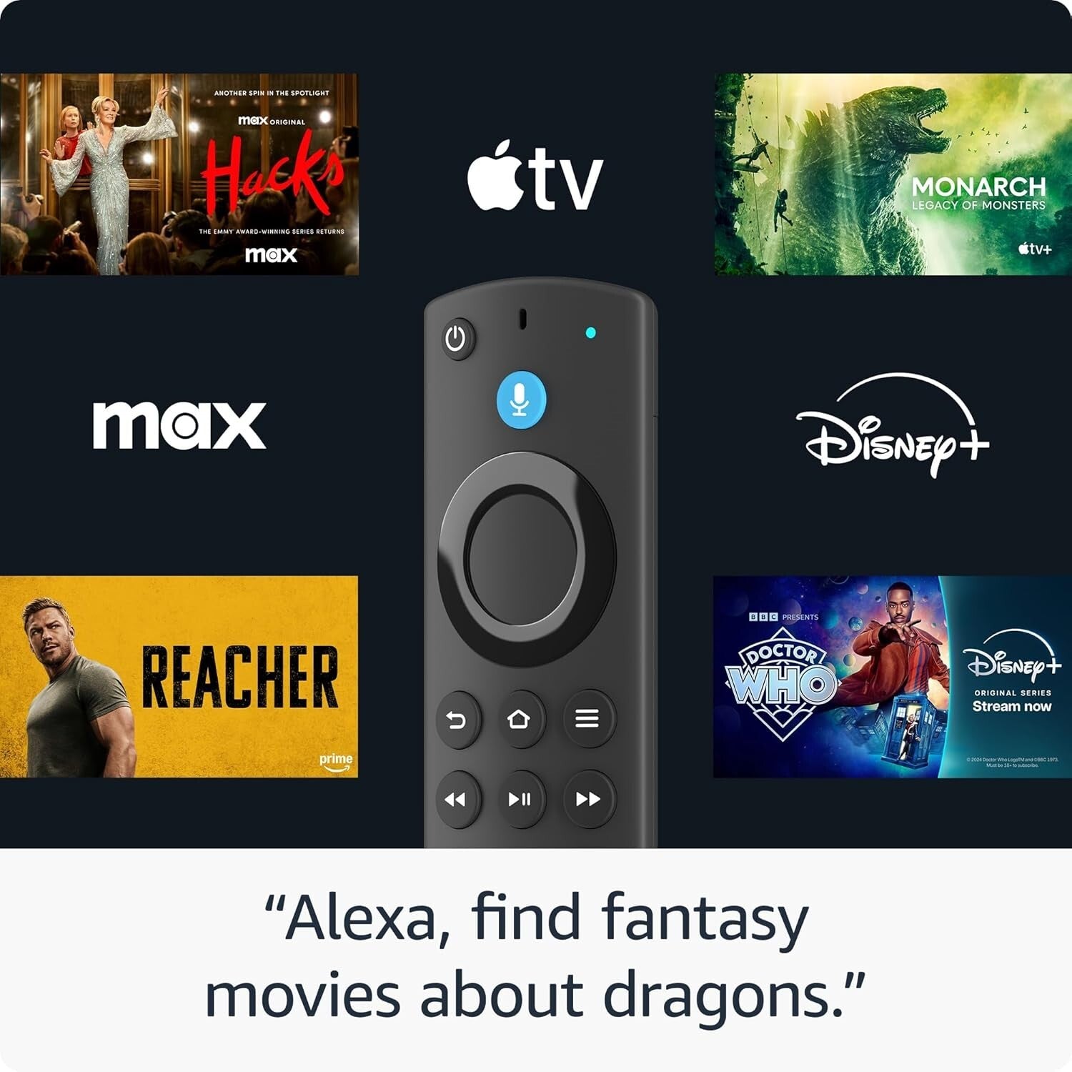 2024 43" 4K UHD Smart TV with Alexa Remote - Perfect for Endless Entertainment