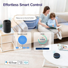 Load image into Gallery viewer, Ultra-Quiet Smart Air Purifier with Alexa - 916 ft² Coverage, Black Finish