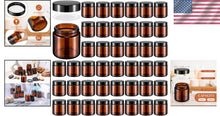 Load image into Gallery viewer, Multi-Purpose 48 Pcs 4 oz Glass Jars with Airtight Lids for Home &amp; Business Use