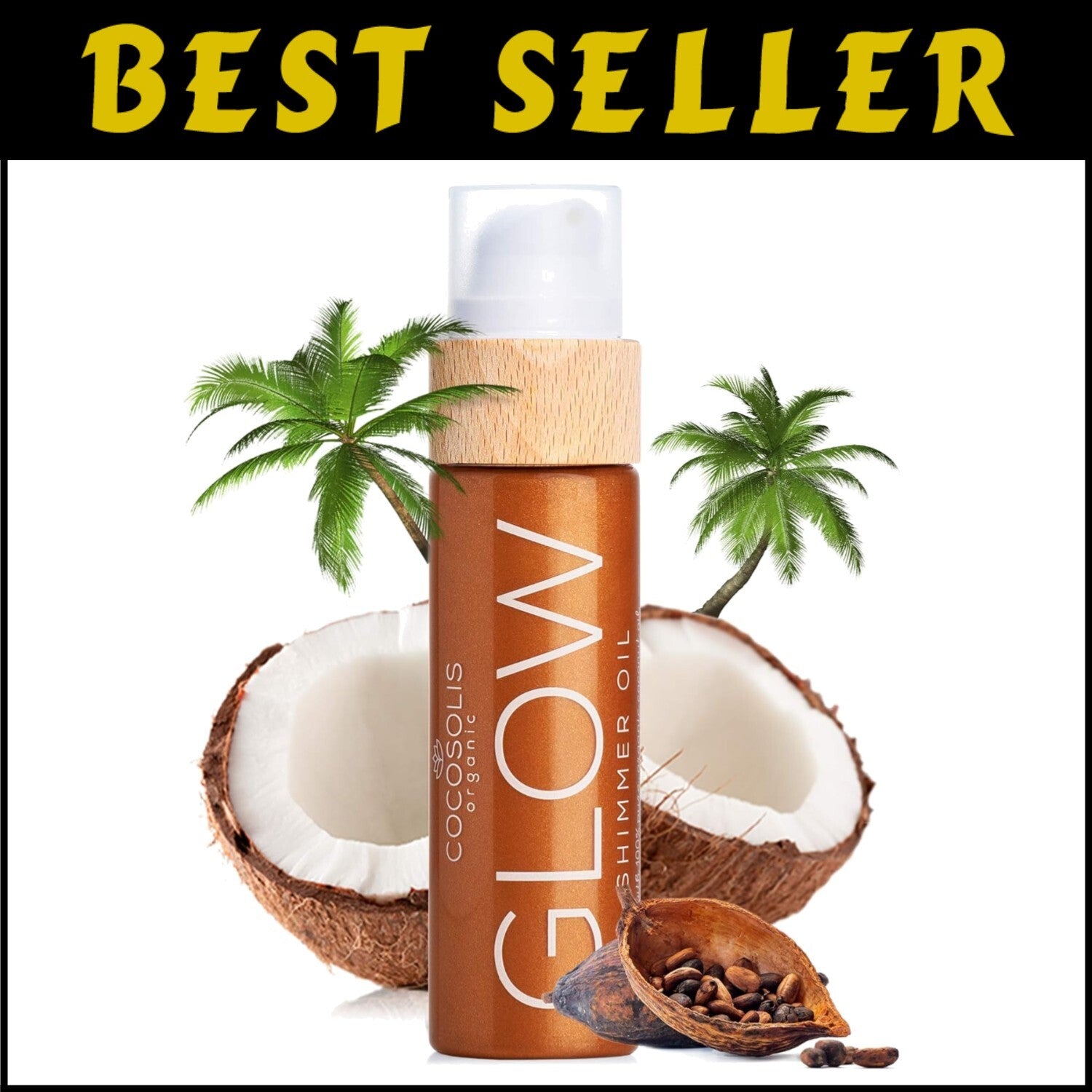 GLOW Illuminizing Body Oil: Organic Ingredients for Silk-Smooth, Shimmering Skin