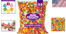Load image into Gallery viewer, Mini Chiclets Gum Bulk - 3 Lbs of Fruity Tiny Chewing Candy - Assorted Colors