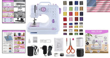Load image into Gallery viewer, Beginner-Friendly Mini Sewing Machine with Foot Pedal &amp; Stylish Design for Kids