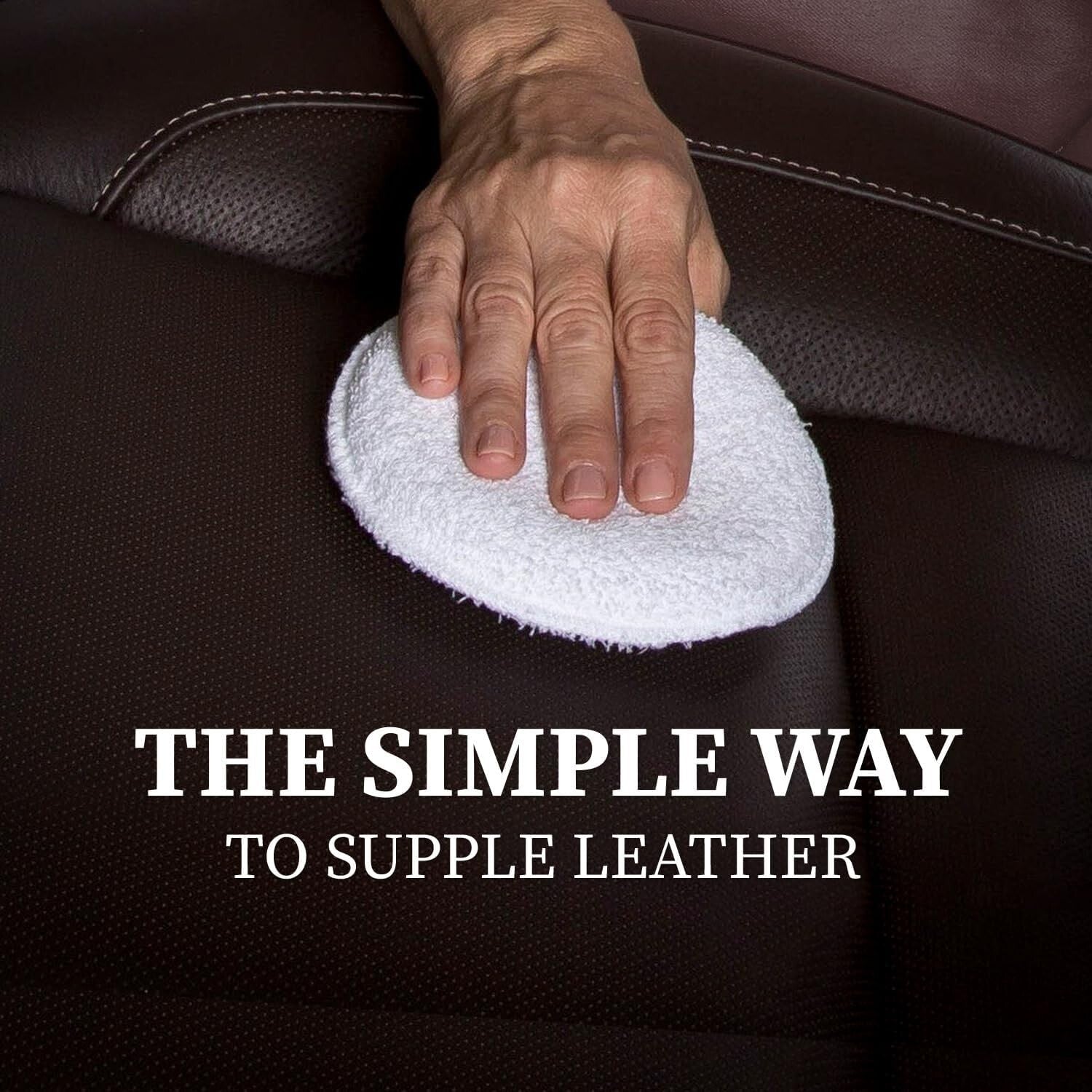 3-Liter Unscented Leather Conditioner - Nourishes & Preserves Car & Home Leather