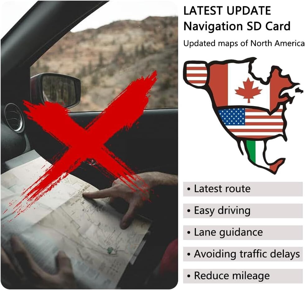 32GB Mazda Navigation SD Card with Easy Installation for 2016-2023 Vehicles