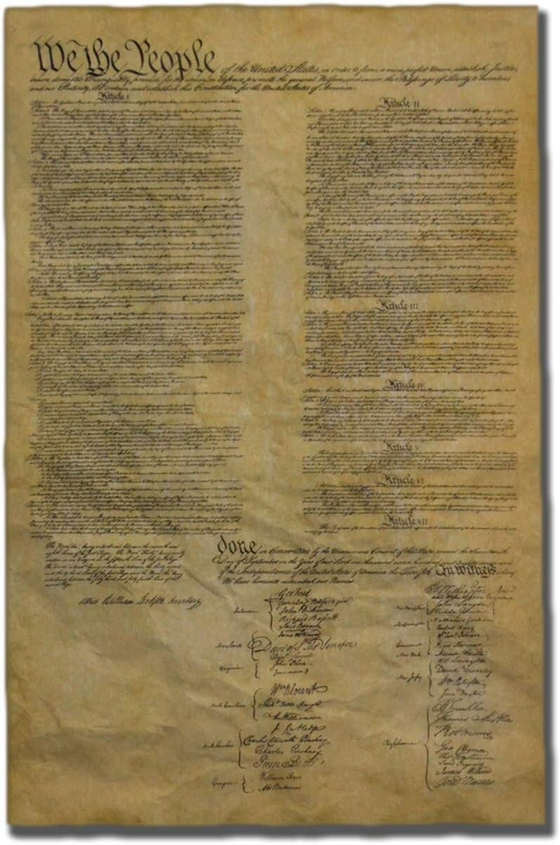 Documents of Freedom Bundle: Full-Size Replicas of Declaration, Constitution ...