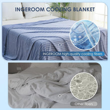 Load image into Gallery viewer, Lightweight Cooling Blanket for Hot Sleepers - King Size 90”x108” Availability