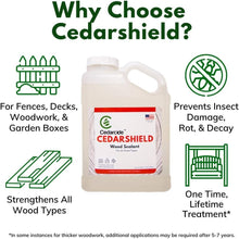 Load image into Gallery viewer, Moisture-Resistant Wood Treatment - 1 Gallon Non-Toxic Finish Protects All Wood