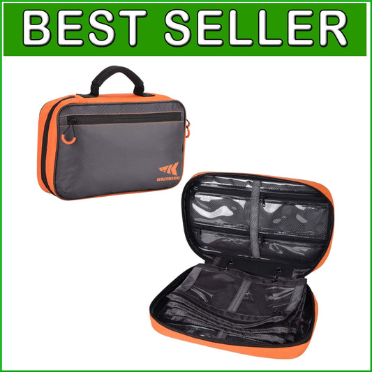 Water-Resistant Fishing Gear Bag with Padded Handle - Versatile Tackle Organizer