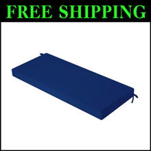 Load image into Gallery viewer, Stylish Waterproof Outdoor Bench Cushion 42x18 Inch - Memory Foam Support