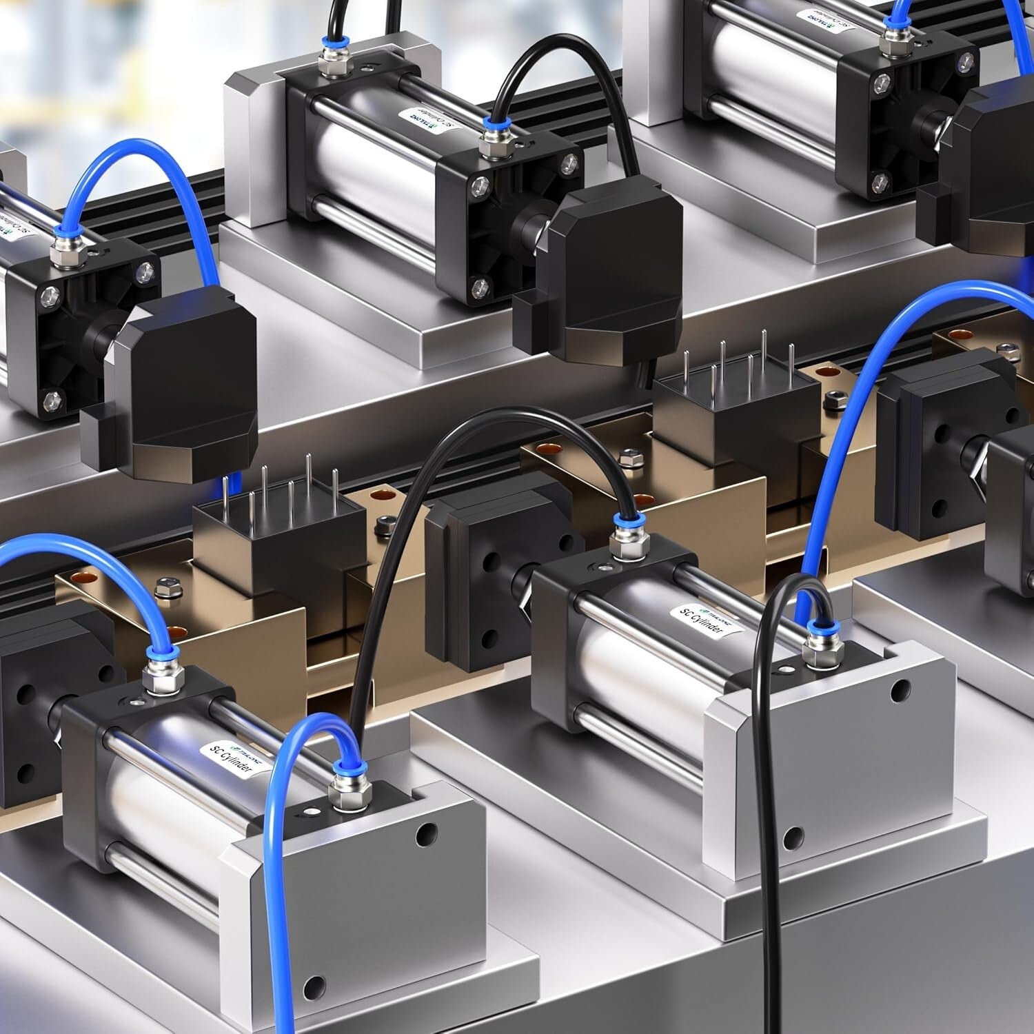 Durable 10 Meter PU Air Hose - 0.5 Inch OD - Ideal for Pneumatic Applications