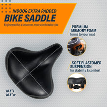 Load image into Gallery viewer, Universal Extra Wide Bicycle Seat - Memory Foam &amp; Durable Faux Leather Covering
