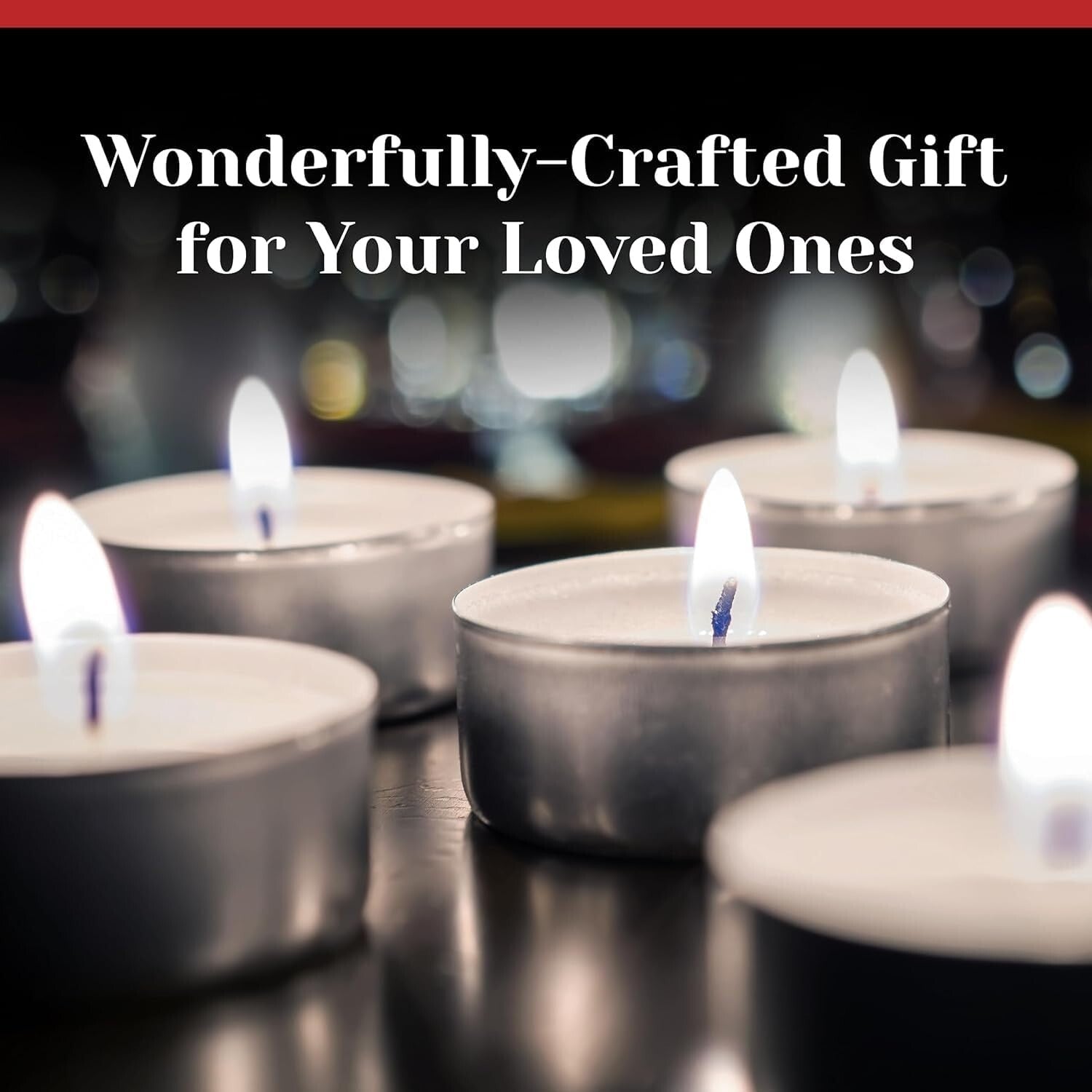 Romantic Dinner & Spa - 500 Pack White Tea Light Candles - 4.5 Hour Burn