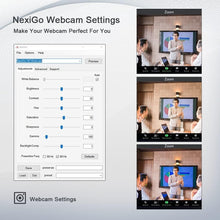 Load image into Gallery viewer, N680E 1080P Webcam with Ring Light &amp; Dual Microphones – Perfect for Streaming