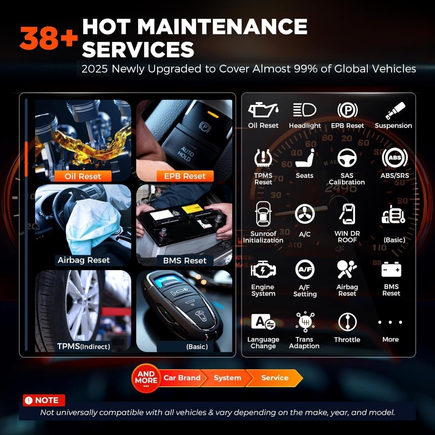 D1 Lite Bidirectional Scan Tool – 2025 Automotive Diagnostics with 2-Year Fre...