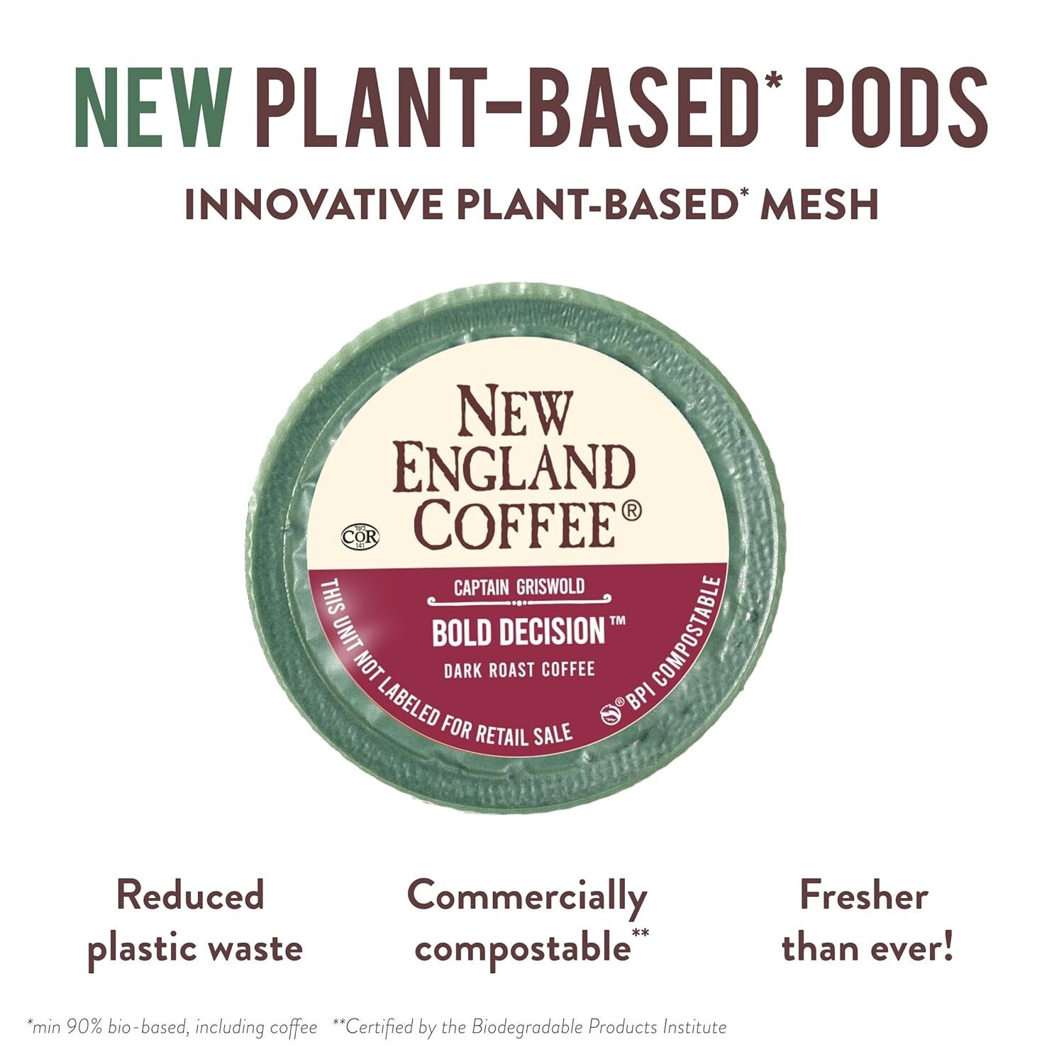 Experience Bold Decision - Dark Roast Single Serve Coffee Pods, 6 Packs of 10ct