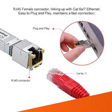 Load image into Gallery viewer, 10G SFP+ Copper Module - Supports 30m, Low Power, Tested Performance (2-Pack)