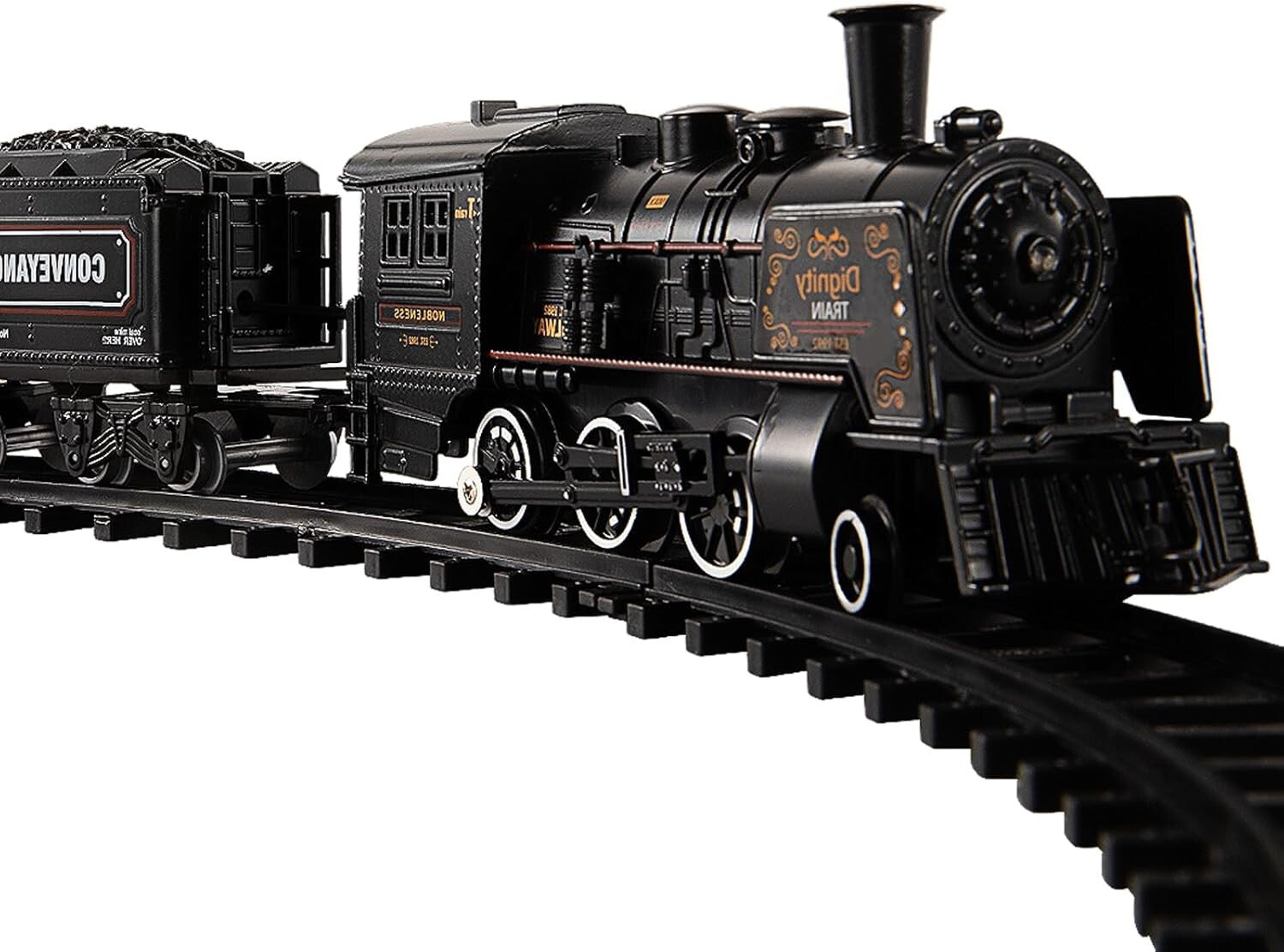 Durable Kids Electric Train Set with Realistic Sounds & Lights - Educational Fun
