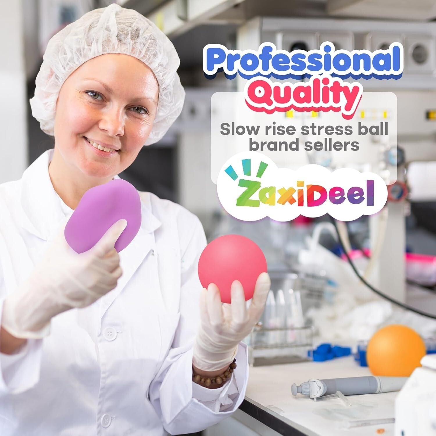32 Pack Slow Rising Stress Balls for Anxiety Relief - Durable & Safe Fidgets