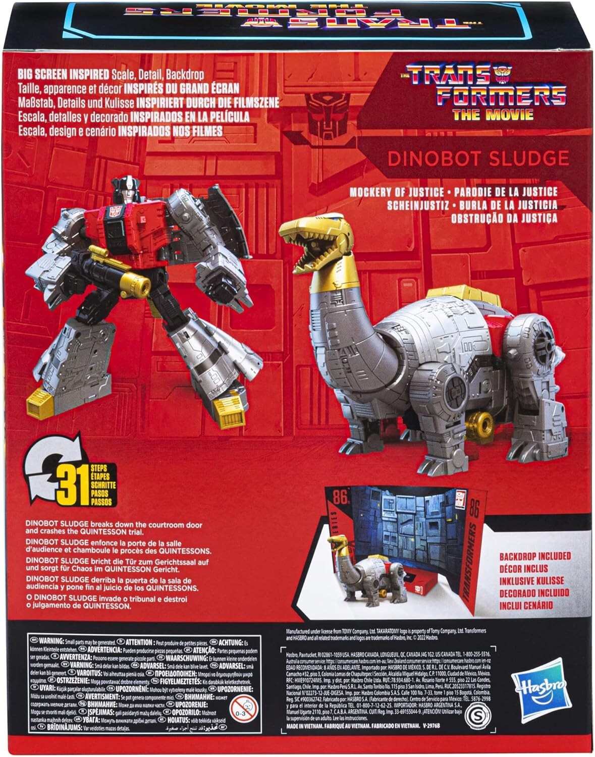 Transforming Dinobot Sludge 8.5" Action Figure - Big Screen Inspired Collectible