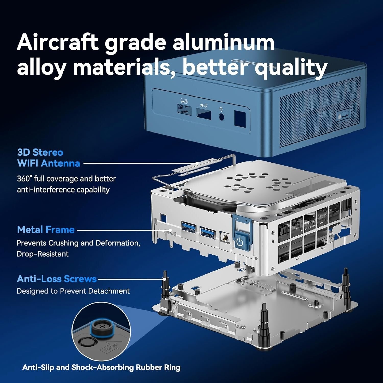 Compact 2025 IT13 Mini PC, Core i9, 32GB RAM, 1TB SSD, WiFi 6E, Dual 8K Support