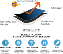 Load image into Gallery viewer, Thermal Insulated Blackout Curtains 100"W x 96"L - Elegant Room Divider Solution